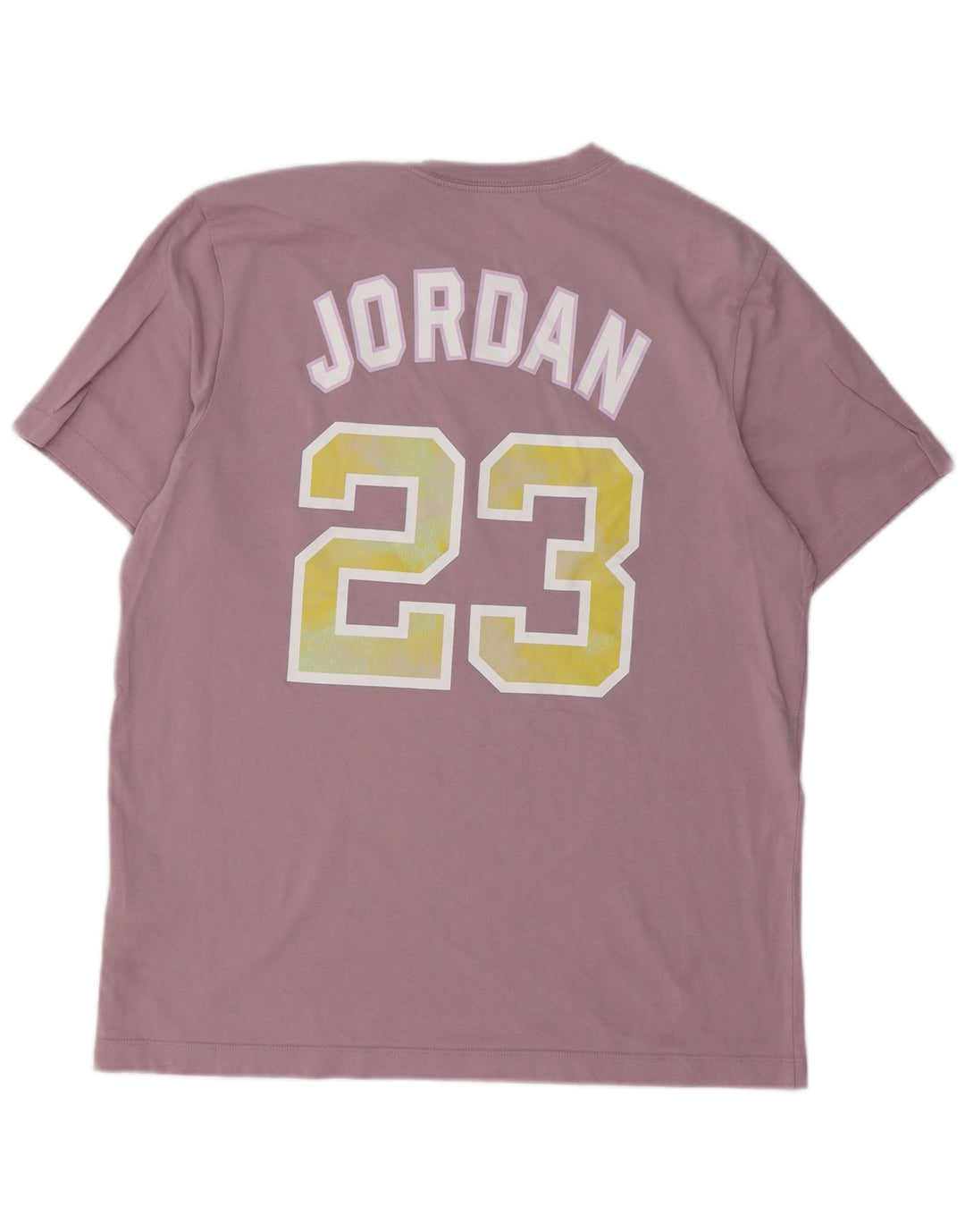 T-shirt grafica da uomo Jordan Top grande in cotone viola