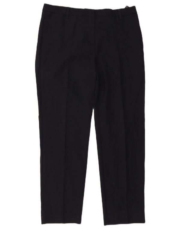 Pantaloni chino affusolati da donna Marks & Spencer UK 14 Large W34 L29 Blu navy
