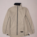 ASICS Boys Tracksuit Top Jacket 9-10 Years Off White Polyester Vintage Asics and Second-Hand Asics from Messina Hembry 