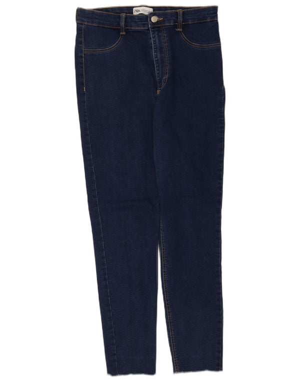 Jeans skinny da donna Zara EU 42 Large W32 L26 Blu navy