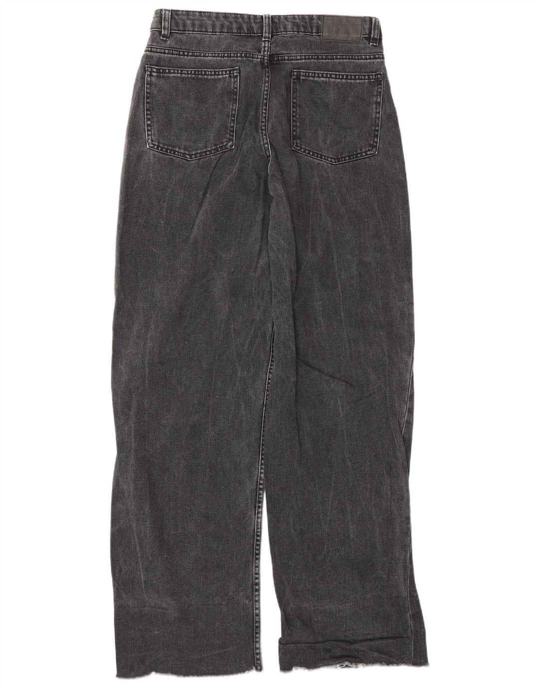 ZARA Womens High Waist Jeans EU 40 Medium W30 L32 Grey Cotton