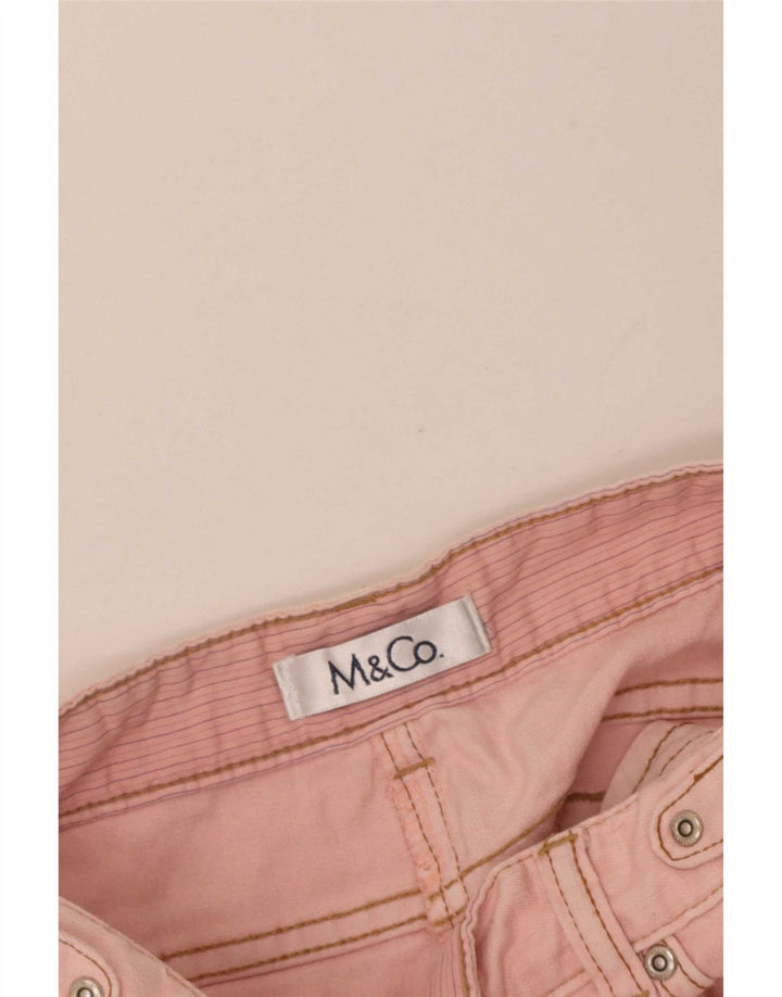 Bermuda regolari da donna M&Co W36 XL rosa floreale