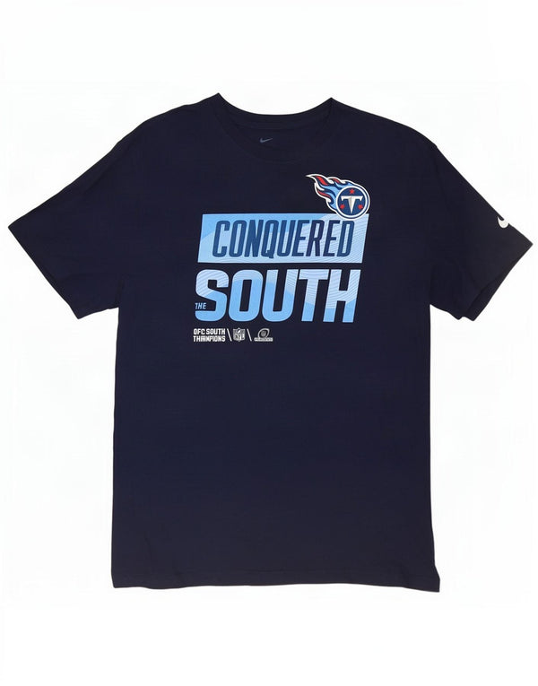 T-shirt grafica Nike da uomo Tennessee Titans XL blu navy