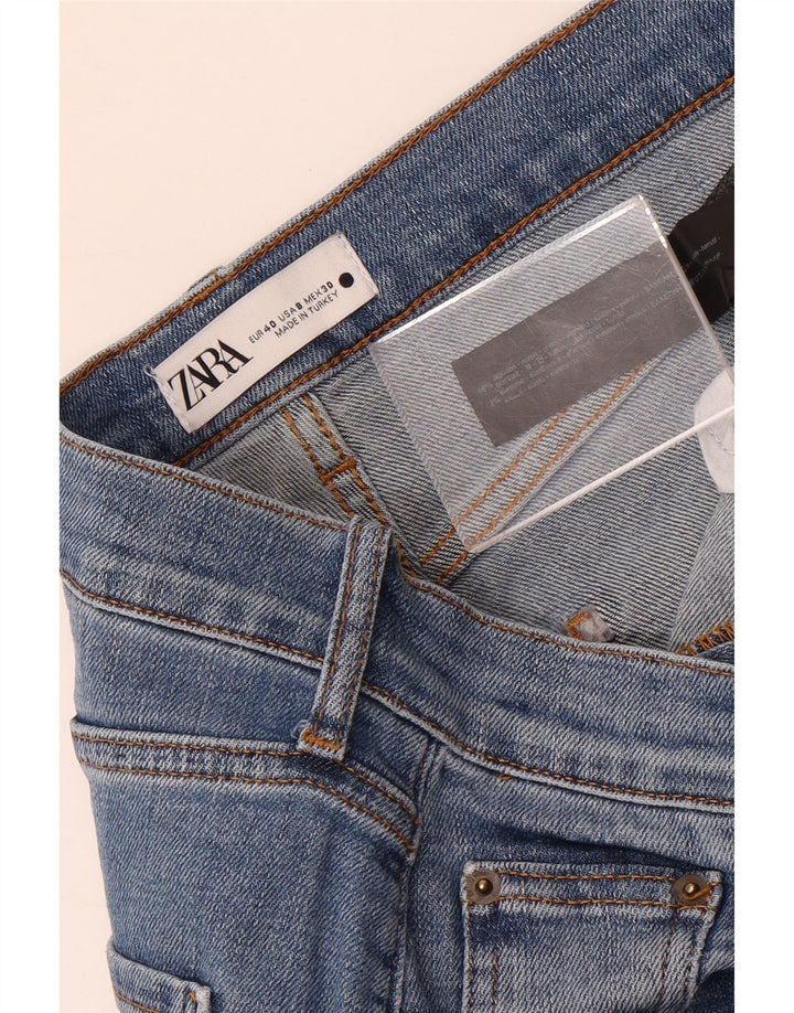 Jeans dritti da donna Zara EU 40 medio W30 L27 cotone blu