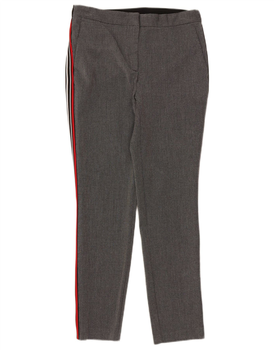 Pantaloni chino slim da donna Zara medi W28 L28 grigi
