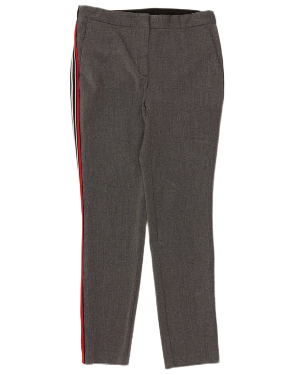 Pantaloni chino slim da donna Zara medi W28 L28 grigi