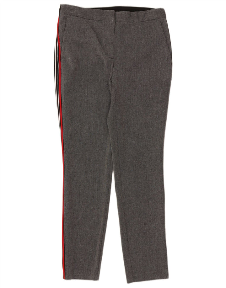 Pantaloni chino slim da donna Zara medi W28 L28 grigi