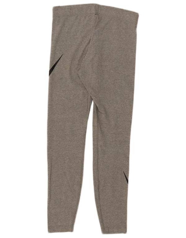 Leggings grafici da donna Nike UK 14 cotone grigio medio