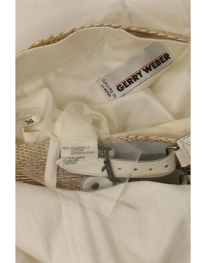Gonna svasata da donna Gerry Weber EU 36 piccola W26 cotone bianco