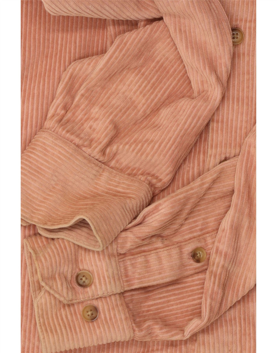 Camicia da uomo in velluto a coste dal taglio casual Farah, cotone rosa medio