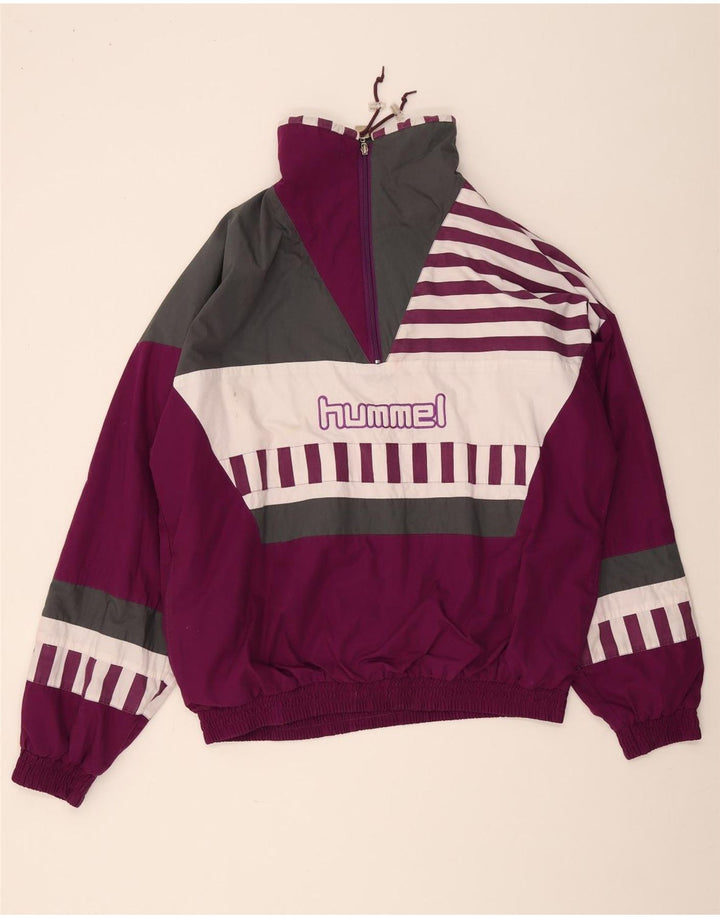 Hummel Giacca da uomo con grafica pullover grafica 2XL Purple Colourblock