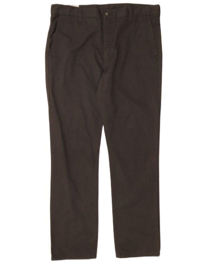 Pantaloni chino dritti da uomo Levi's W36 L32 in cotone grigio