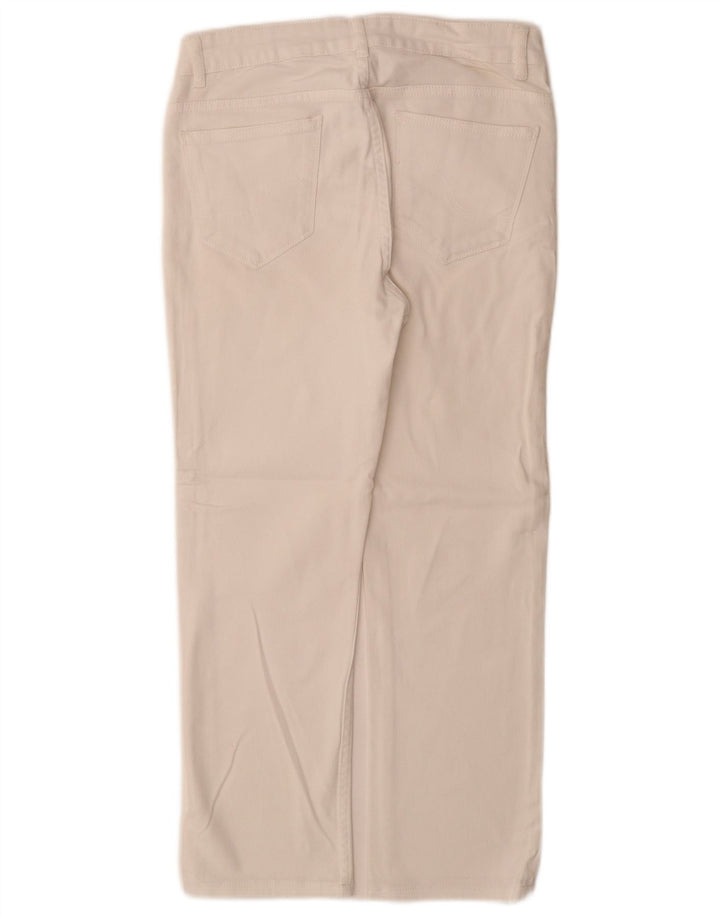Jeans Capri da donna Fat Face UK 8 piccoli W26 L26 cotone bianco