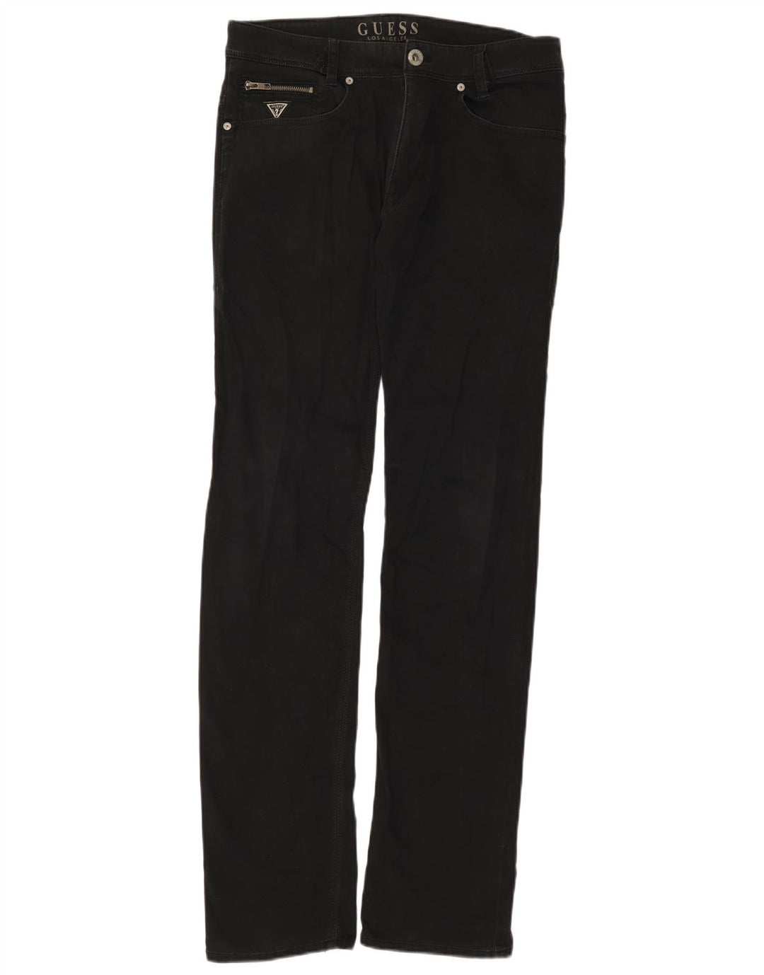 Jeans slim da donna Guess W30 L34 cotone nero