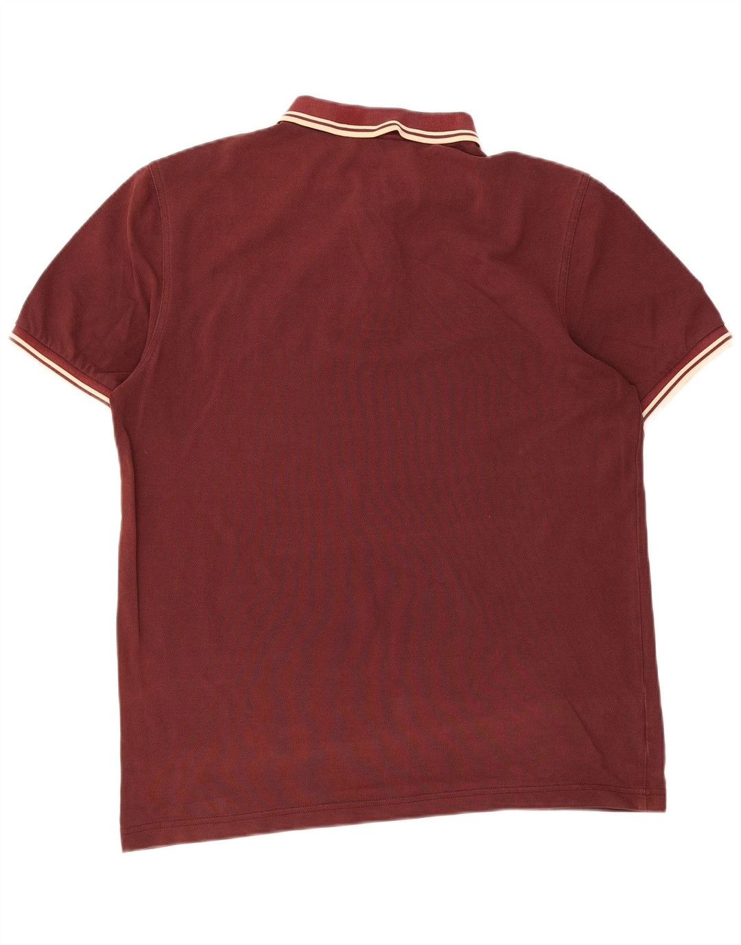 Polo da uomo slim fit Fred Perry a righe marroni grandi