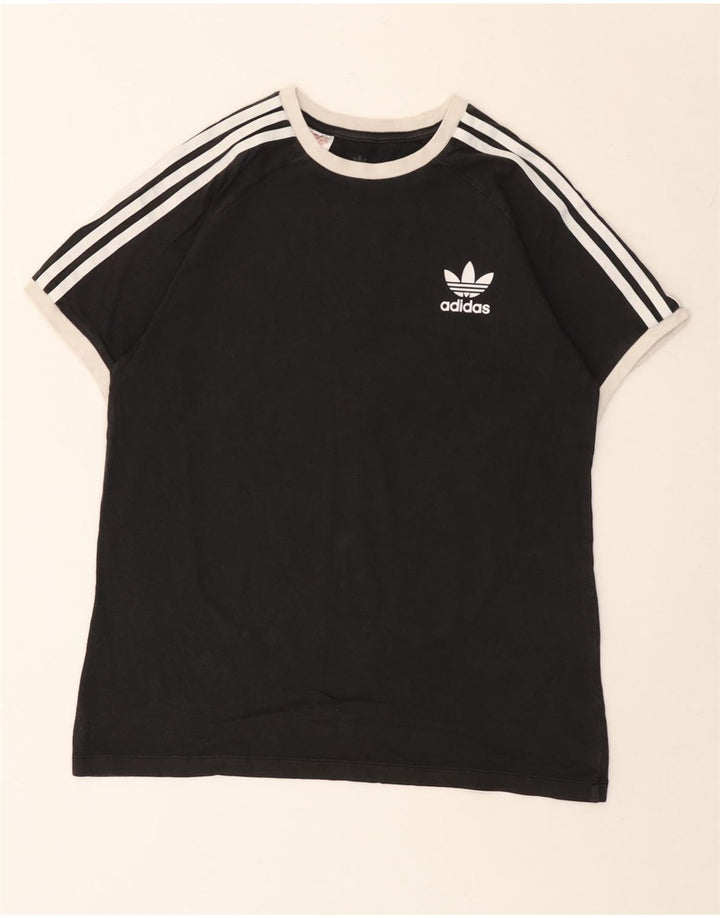 Maglietta Adidas Ragazzo Top 13-14 Anni Cotone Nera