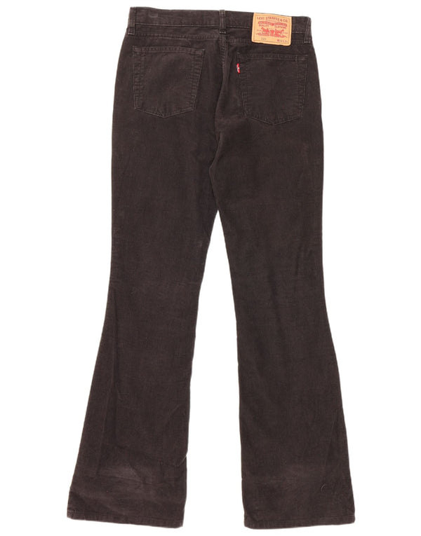 Pantaloni Levi's da donna 529 Flare Corduroy W28 L34 in cotone marrone