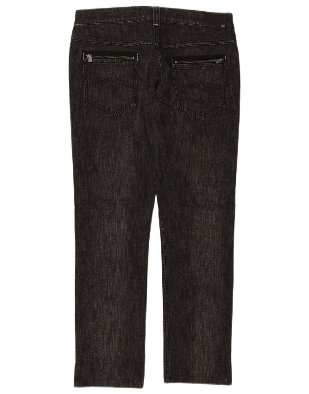 Jeans dritti da donna Armani W29 L28 Grigi