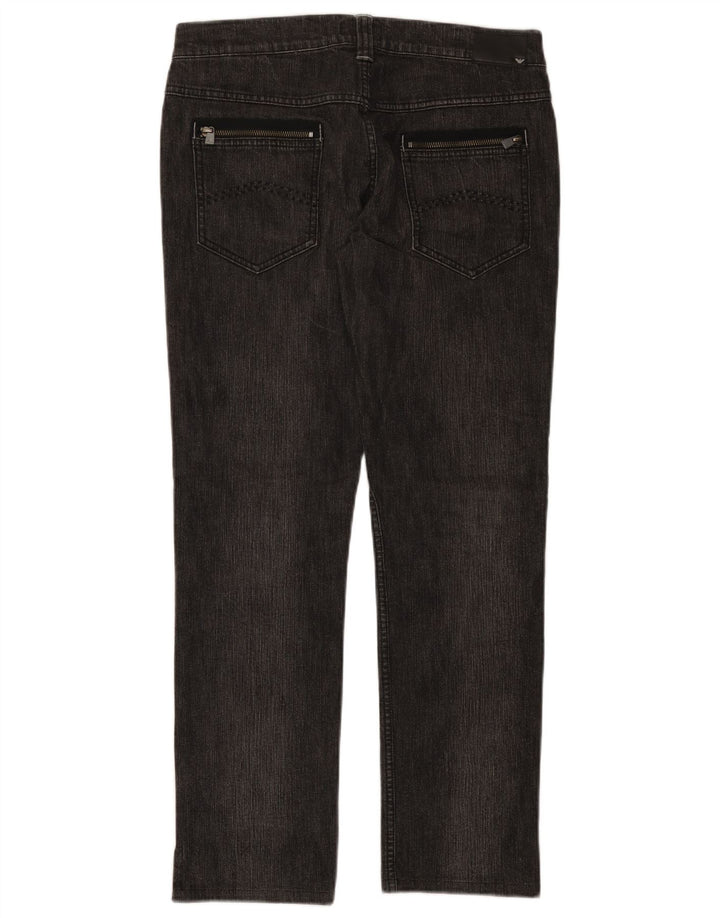 Jeans dritti da donna Armani W29 L28 Grigi