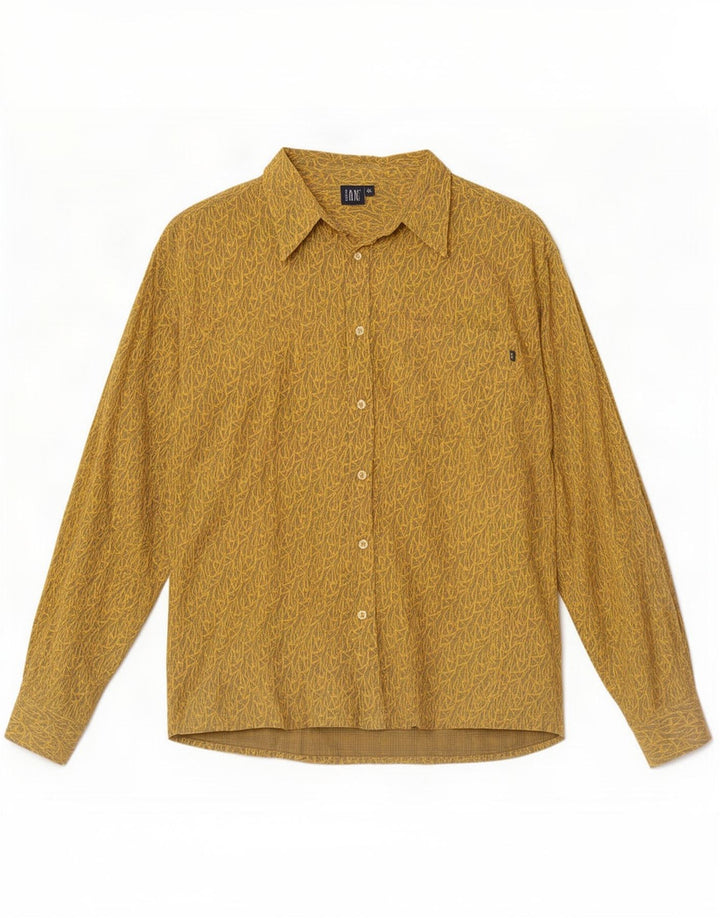 Camicia da uomo ON Tantum XL gialla geometrica