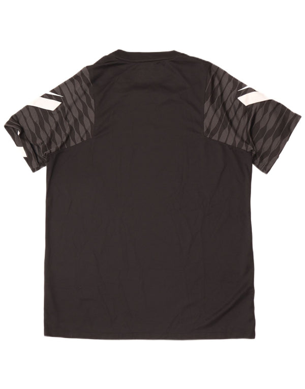 T-shirt grafica Nike Dri Fit Slim da uomo XL in poliestere nero