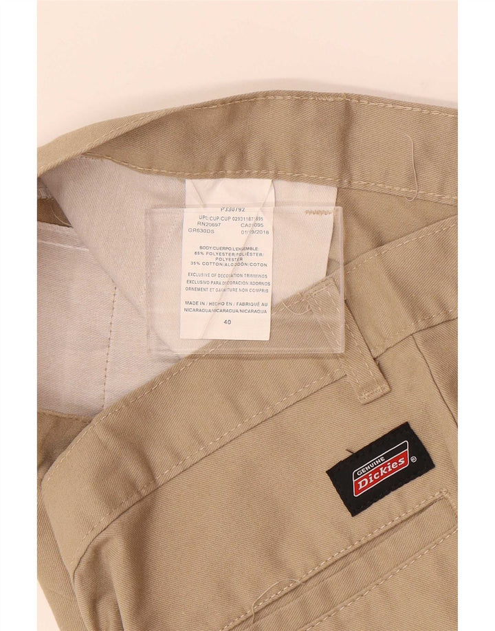 Pantaloncini chino da uomo Dickies W40 XL poliestere marrone