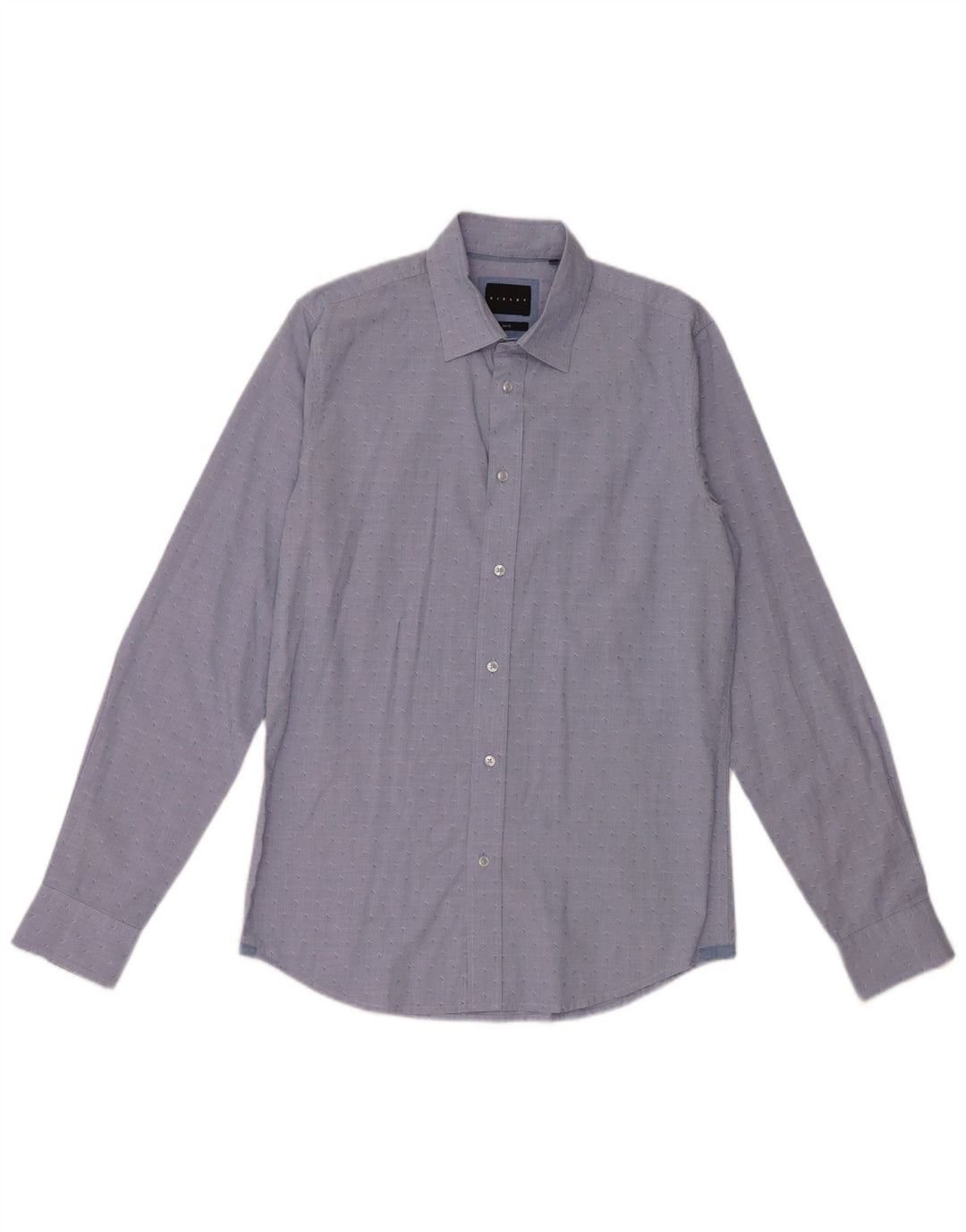 Camicia slim fit da uomo SISLEY taglia 39 15 1/2 blu medio maculato