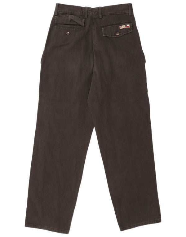 Pantaloni cargo dritti da donna Cape Horn taglia 46 Medium W28 L29 Cotone grigio