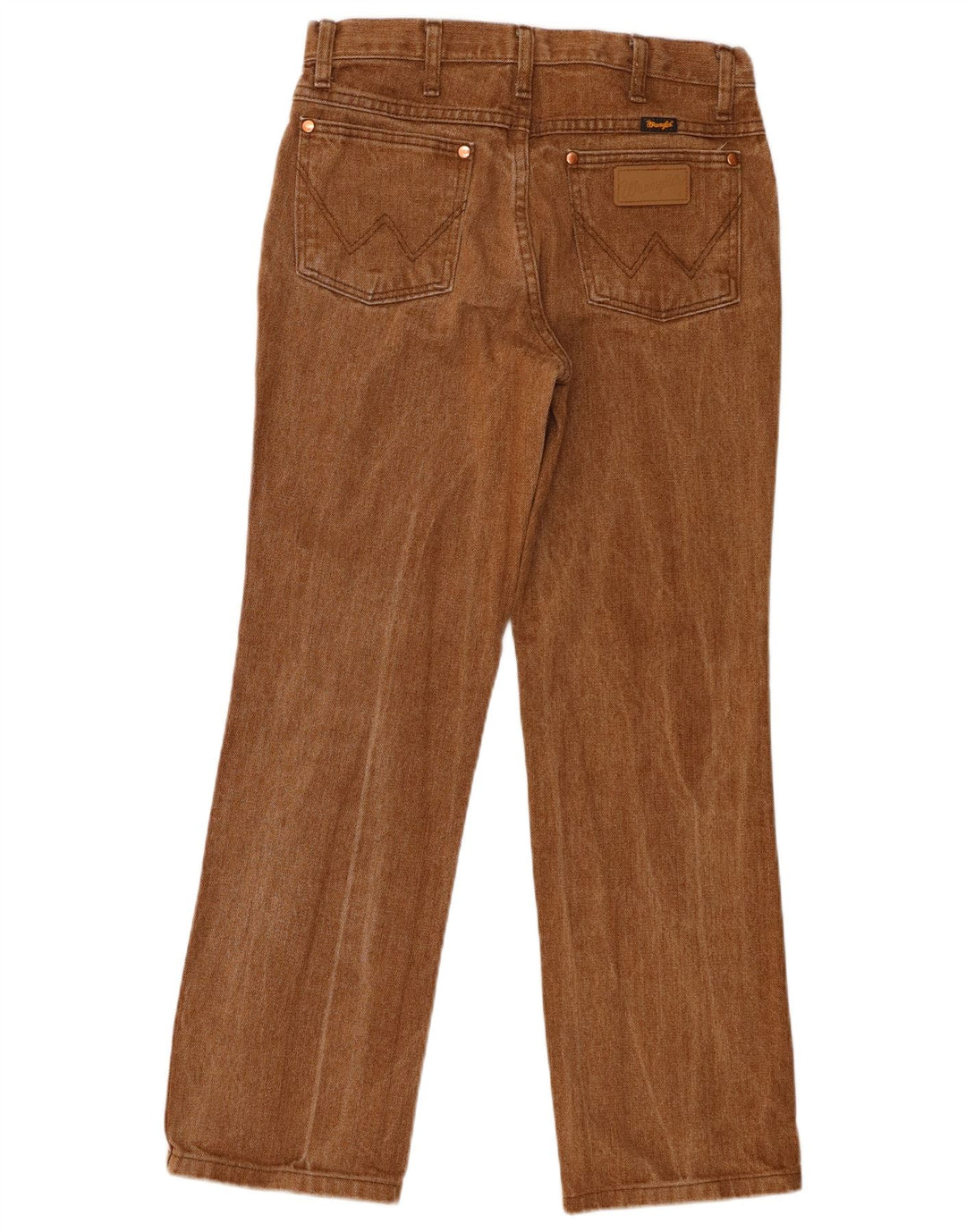 Jeans dritti da donna Wrangler W30 L30 cotone marrone