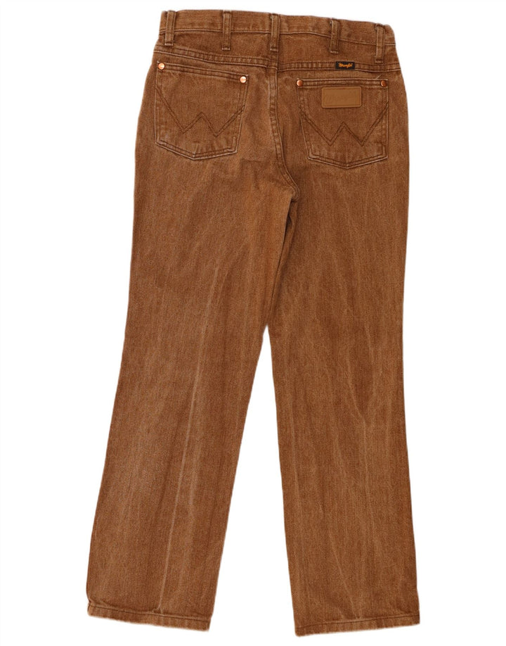 Jeans dritti da donna Wrangler W30 L30 cotone marrone