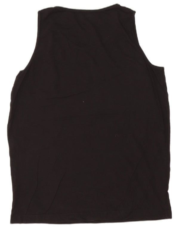 Canotta Uomo Kappa Large Nera in Cotone