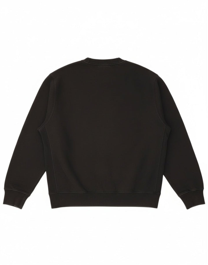 Felpa Nike Uomo Maglione Piccolo Cotone Nero