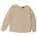 Camicetta a maniche lunghe Autograph da donna Marks & Spencer UK 16 Large Beige