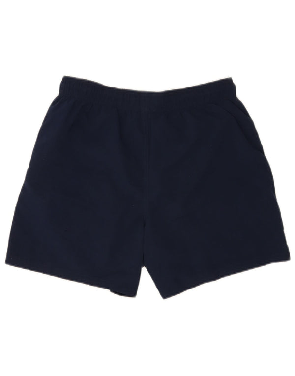 Pantaloncini sportivi Reebok da uomo piccoli in poliestere blu navy