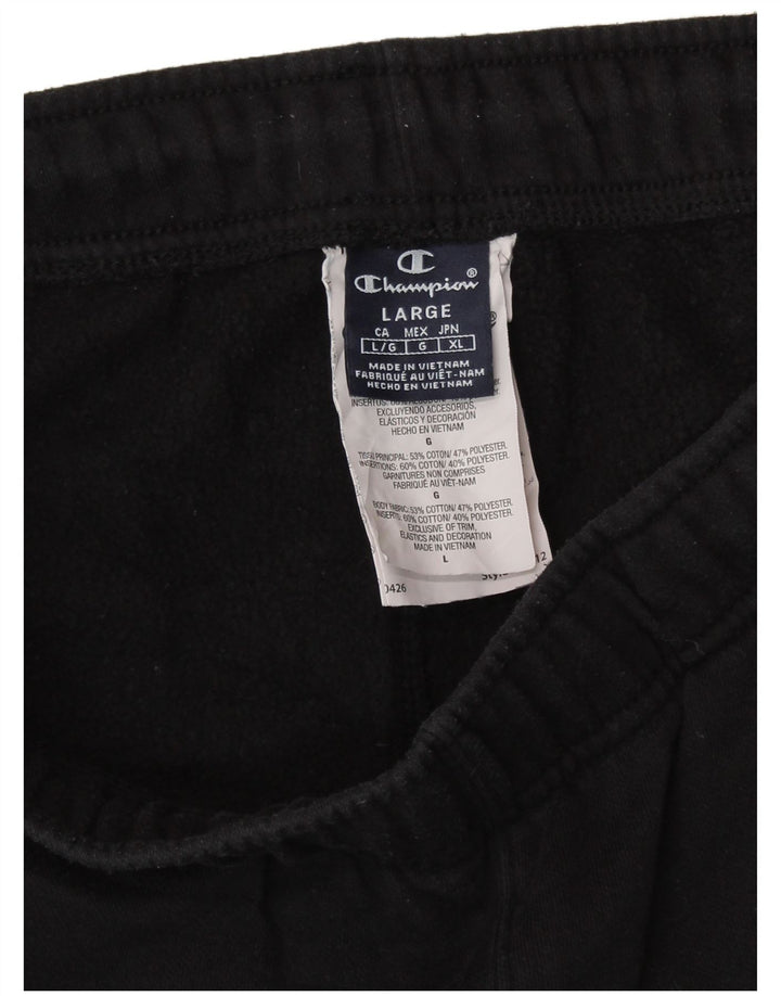 Pantaloni da tuta da donna Champion UK 16 grandi in cotone nero