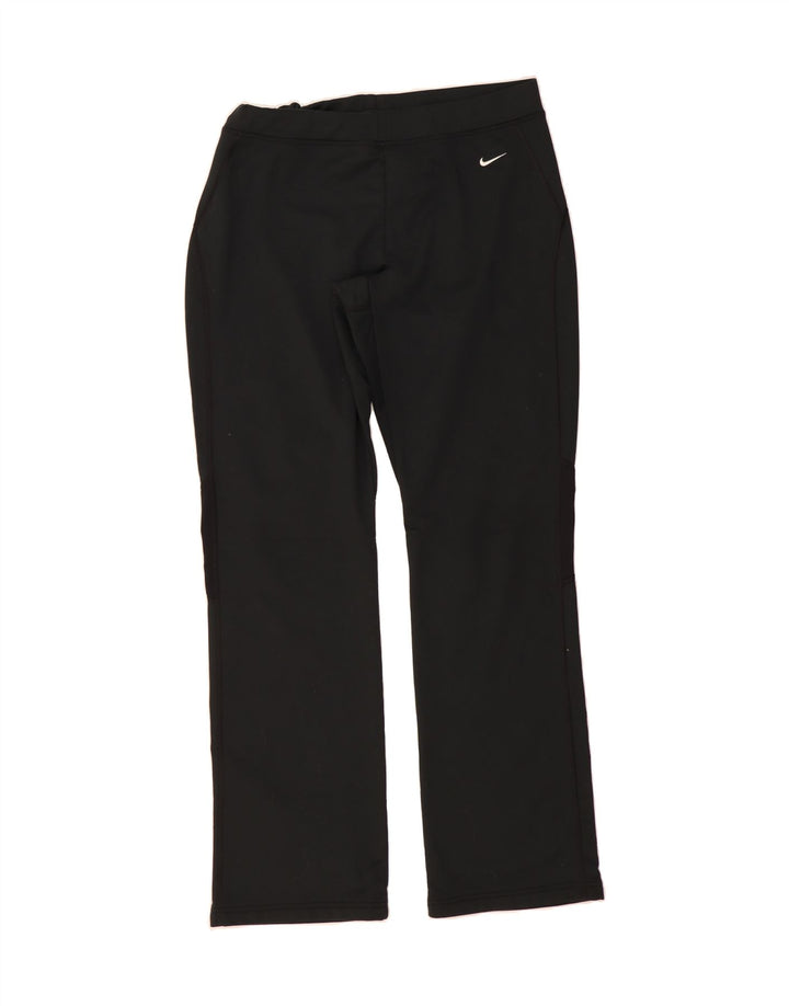 NIKE Womens Fit Dry Tracksuit Trousers US 8/10 Medium Black Polyester Vintage Nike and Second-Hand Nike from Messina Hembry 