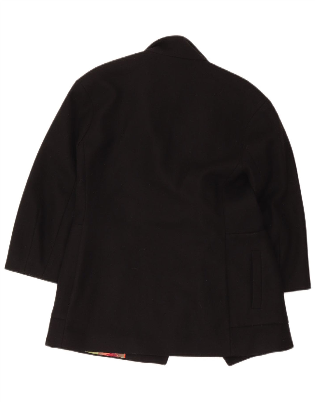 Cappotto aperto oversize da donna Ted Baker taglia 1 XS nero