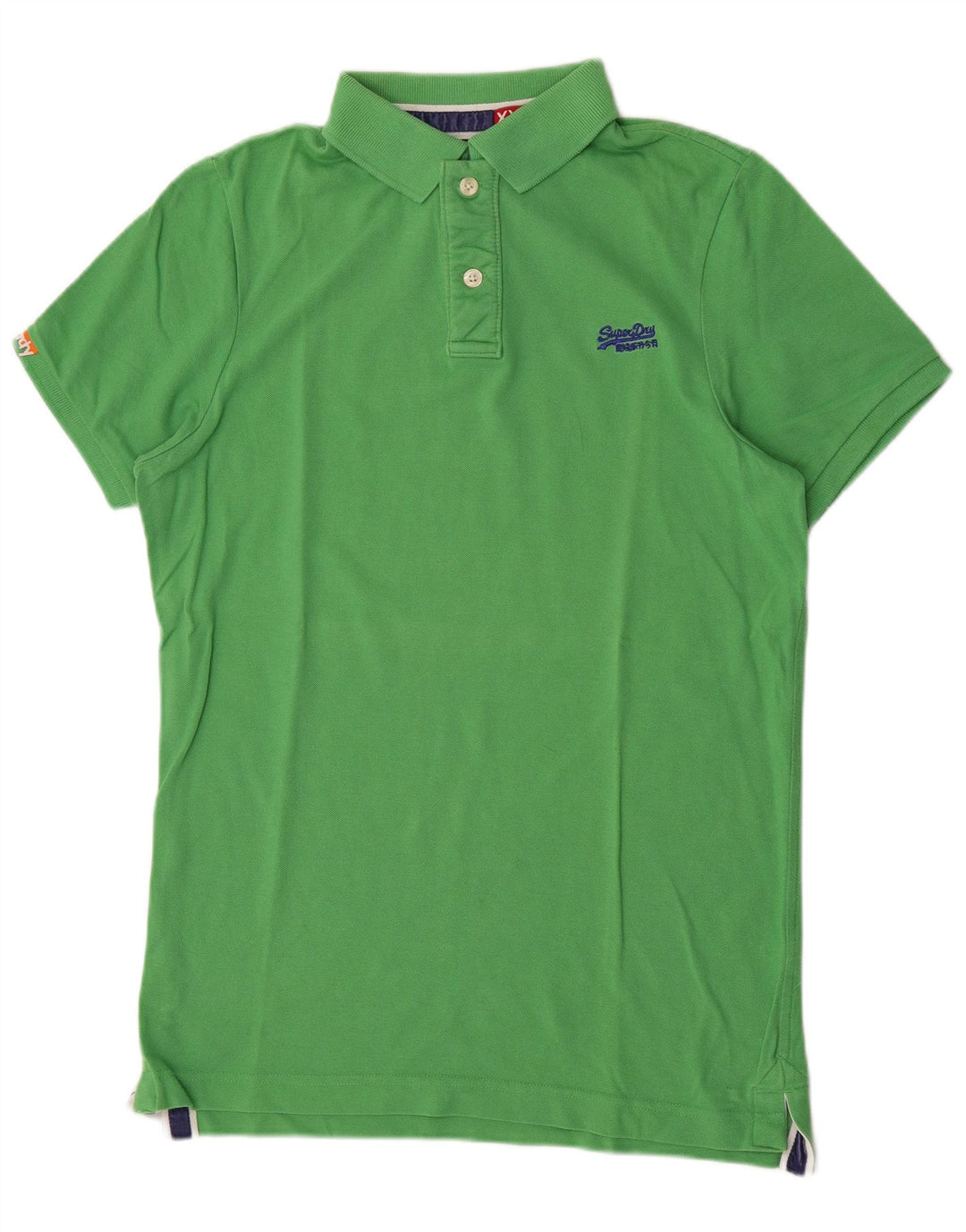 Polo da uomo Superdry 2XL in cotone verde