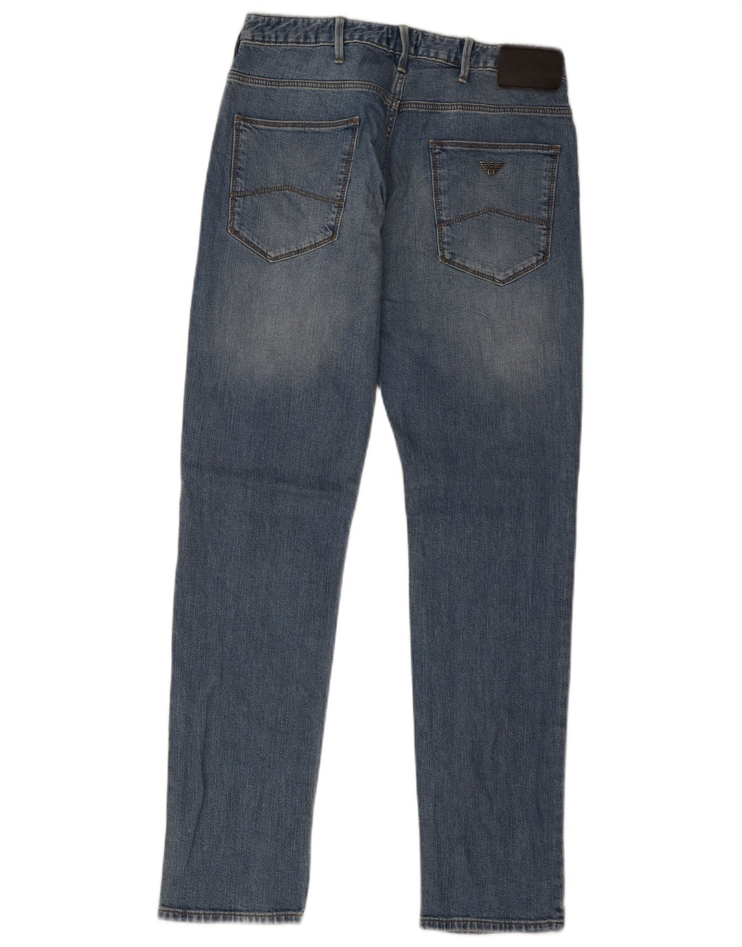 Jeans dritti da uomo Armani W30 L31 in cotone blu