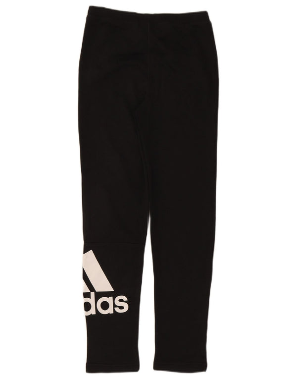 Pantaloni da tuta con grafica Adidas da ragazzo 11-12 anni in cotone nero