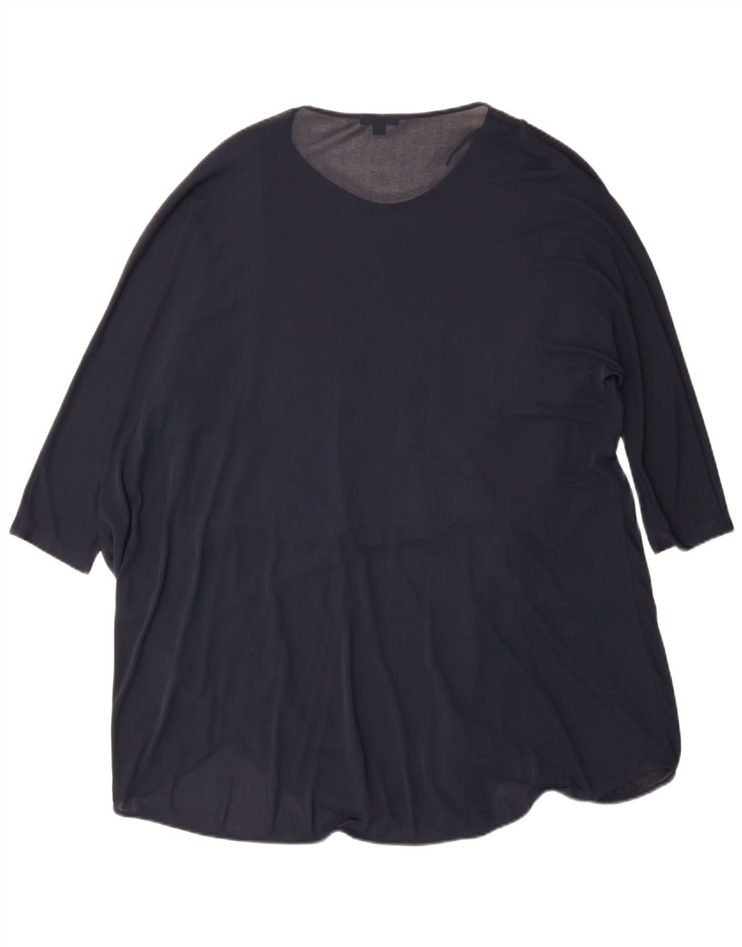 Abito a tunica oversize da donna con maniche a 3/4 Cos UK 14 Acetato medio blu navy