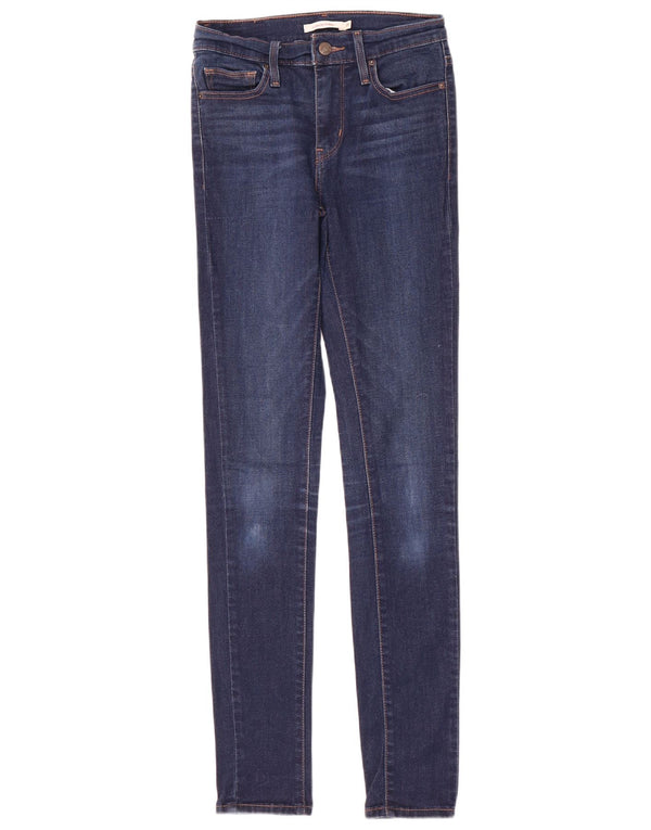 Jeans skinny dimagranti da donna Levi's W26 L32 cotone blu navy