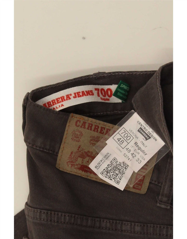 Jeans dritti da uomo Carrera 700 vestibilità regolare W33 L34 cotone grigio