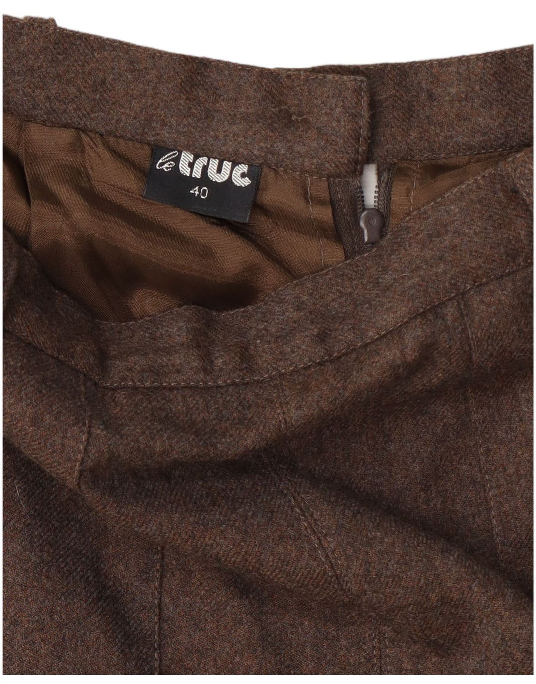 Pantaloncini culotte a vita alta da donna LE TRUC EU 40 medio W27 marrone