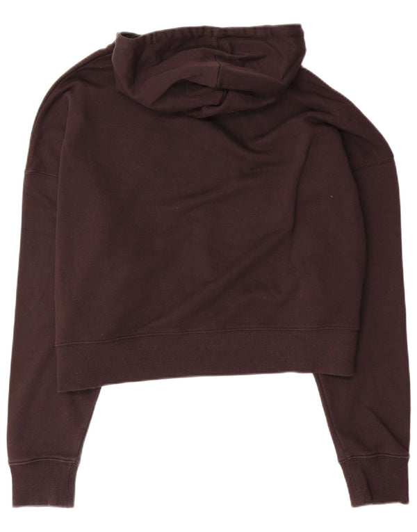 Felpa con cappuccio oversize con grafica corta da donna Puma UK 18 XL cotone nero