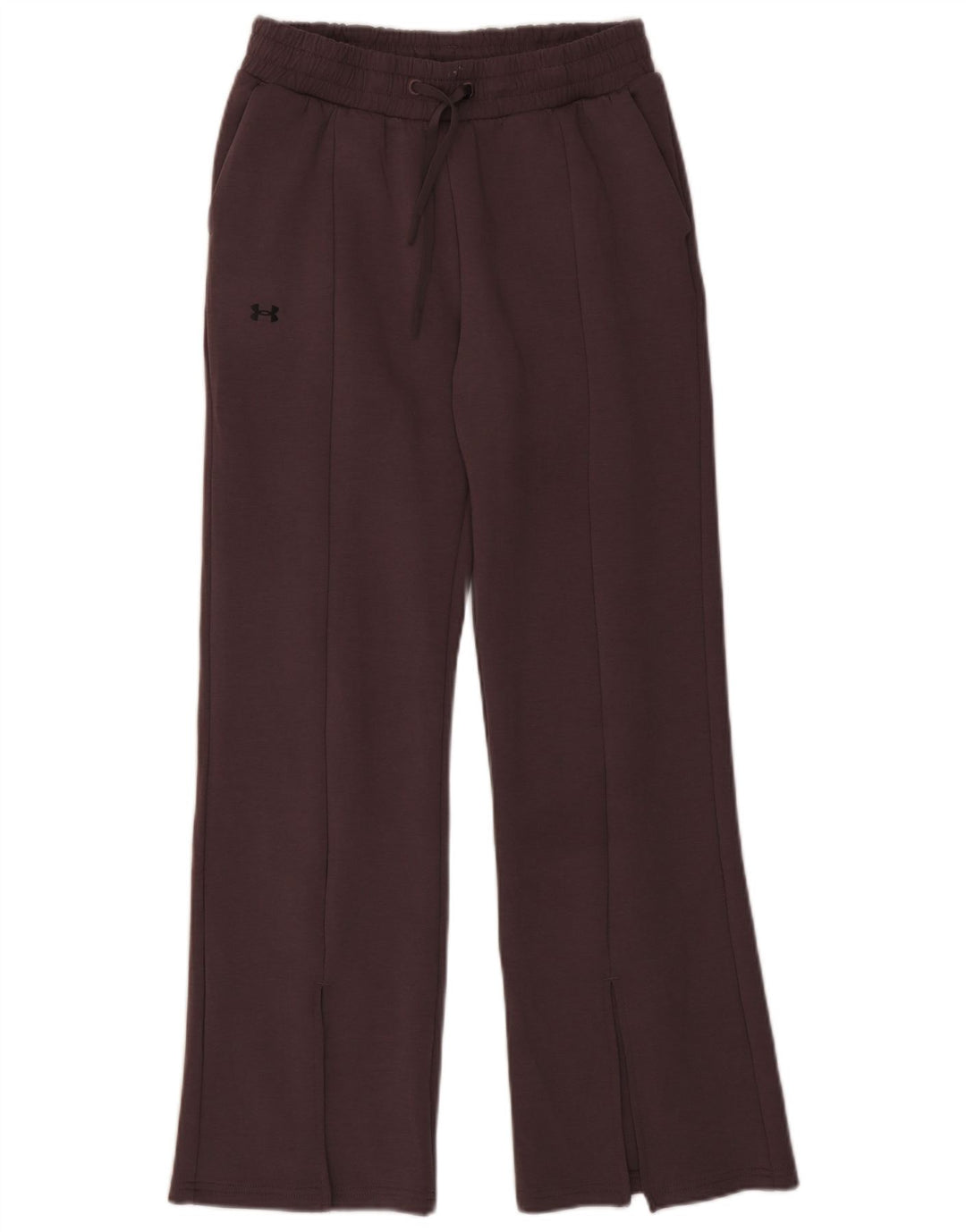 Pantaloni da tuta da donna a gamba larga Under Armour UK 10 Small Marrone Poliestere