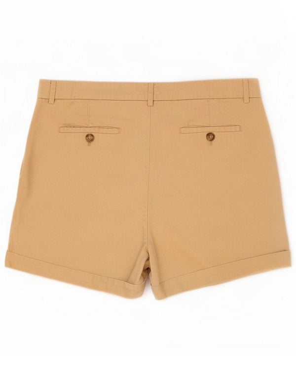 Pantaloncini chino da donna Marks & Spencer UK 16 Large W36 Lyocell beige