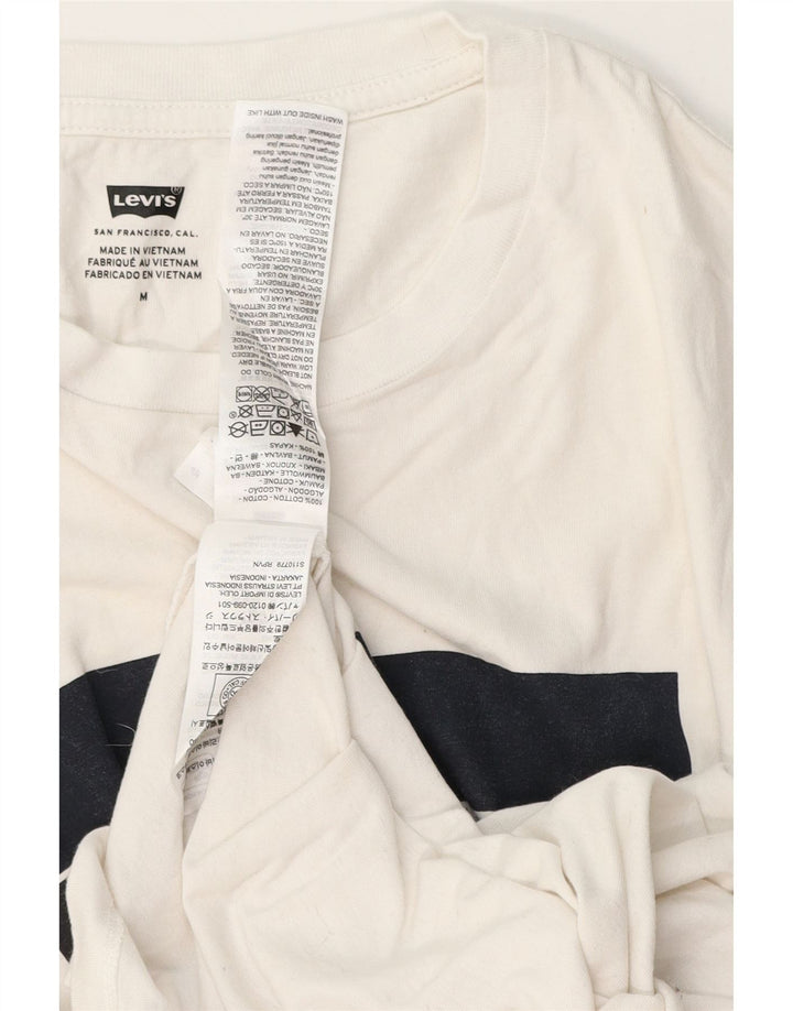 T-shirt grafica da uomo Levi's Top in cotone bianco medio