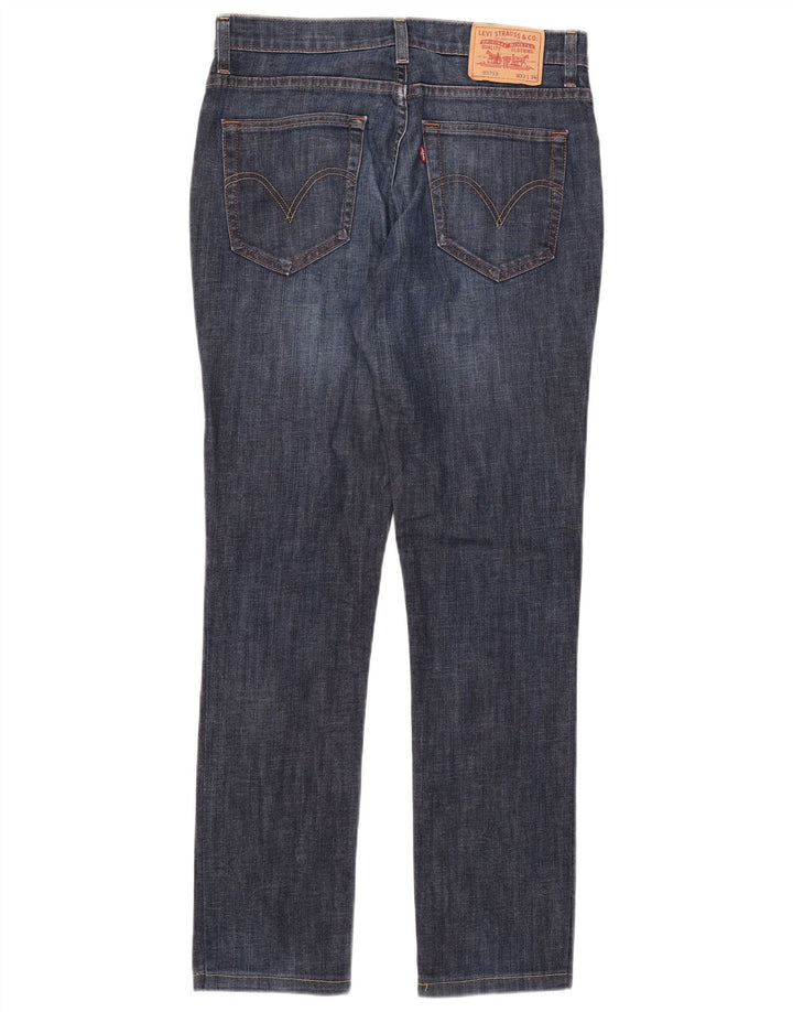 Jeans slim da uomo Levi's W33 L30 Blu navy