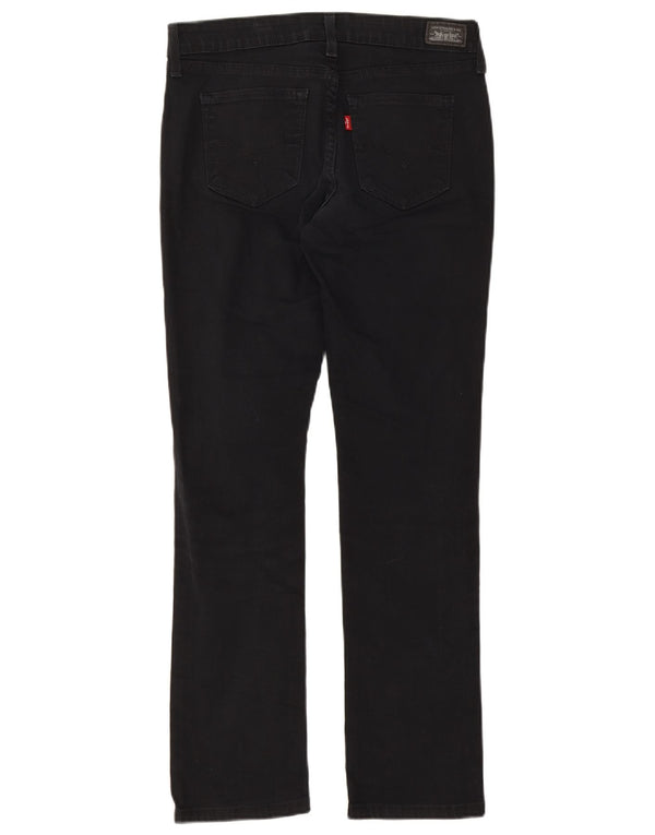 Jeans dritti a vita media Levi's 552 da donna W28 L28 in cotone blu navy